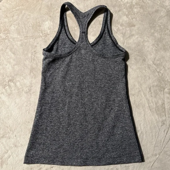 lululemon athletica Dark Charcoal Heather Racerback Tank - Picture 2 of 3